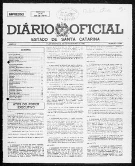 Diário Oficial do Estado de Santa Catarina. Ano 54. N° 13884 de 09/02/1990