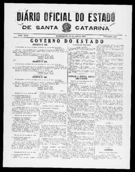 Diário Oficial do Estado de Santa Catarina. Ano 17. N° 4165 de 26/04/1950