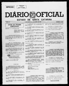 Diário Oficial do Estado de Santa Catarina. Ano 53. N° 13190 de 23/04/1987