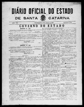 Diário Oficial do Estado de Santa Catarina. Ano 16. N° 3909 de 29/03/1949