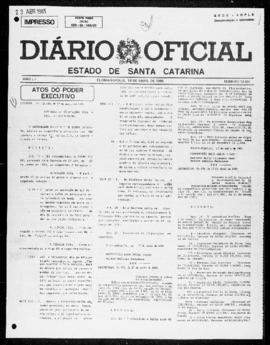 Diário Oficial do Estado de Santa Catarina. Ano 52. N° 12691 de 18/04/1985