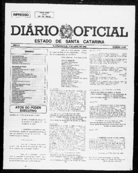 Diário Oficial do Estado de Santa Catarina. Ano 55. N° 13927 de 18/04/1990