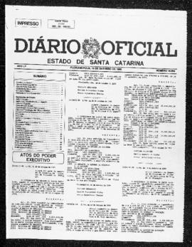 Diário Oficial do Estado de Santa Catarina. Ano 55. N° 14054 de 19/10/1990