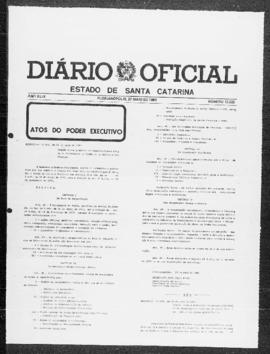 Diário Oficial do Estado de Santa Catarina. Ano 49. N° 12223 de 27/05/1983