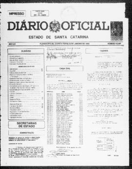 Diário Oficial do Estado de Santa Catarina. Ano 61. N° 15097 de 05/01/1995
