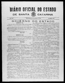 Diário Oficial do Estado de Santa Catarina. Ano 11. N° 2707 de 27/03/1944