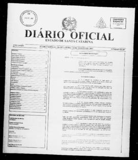 Diário Oficial do Estado de Santa Catarina. Ano 73. N° 18187 de 16/08/2007