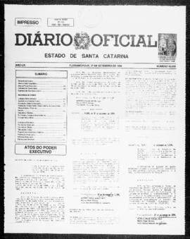 Diário Oficial do Estado de Santa Catarina. Ano 61. N° 15028 de 27/09/1994