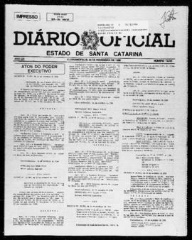Diário Oficial do Estado de Santa Catarina. Ano 53. N° 13091 de 25/11/1986