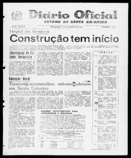 Diário Oficial do Estado de Santa Catarina. Ano 29. N° 7160 de 25/10/1962