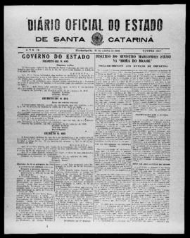 Diário Oficial do Estado de Santa Catarina. Ano 9. N° 2367 de 21/10/1942