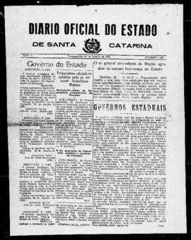 Diário Oficial do Estado de Santa Catarina. Ano 1. N° 265 de 30/01/1935