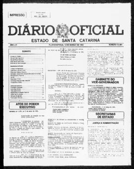 Diário Oficial do Estado de Santa Catarina. Ano 56. N° 14401 de 12/03/1992