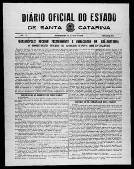 Diário Oficial do Estado de Santa Catarina. Ano 10. N° 2504 de 21/05/1943