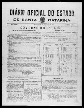 Diário Oficial do Estado de Santa Catarina. Ano 18. N° 4573 de 07/01/1952