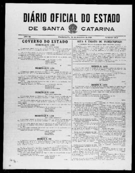 Diário Oficial do Estado de Santa Catarina. Ano 11. N° 2879 de 14/12/1944