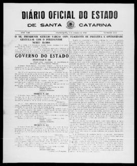 Diário Oficial do Estado de Santa Catarina. Ano 8. N° 2114 de 07/10/1941