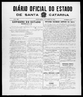 Diário Oficial do Estado de Santa Catarina. Ano 12. N° 3145 de 14/01/1946