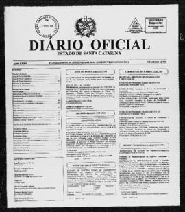 Diário Oficial do Estado de Santa Catarina. Ano 75. N° 18792 de 22/02/2010