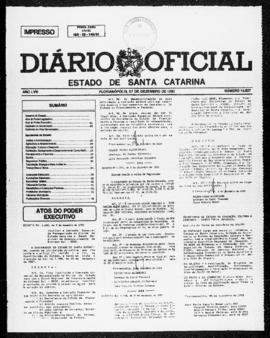 Diário Oficial do Estado de Santa Catarina. Ano 58. N° 14827 de 07/12/1993
