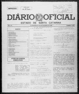 Diário Oficial do Estado de Santa Catarina. Ano 57. N° 14622 de 05/02/1993