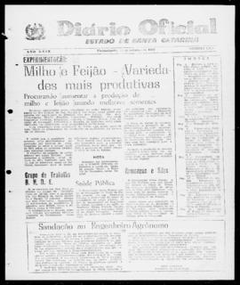 Diário Oficial do Estado de Santa Catarina. Ano 29. N° 7150 de 11/10/1962