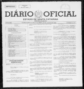 Diário Oficial do Estado de Santa Catarina. Ano 68. N° 16717 de 06/08/2001