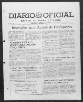 Diário Oficial do Estado de Santa Catarina. Ano 40. N° 10040 de 29/07/1974