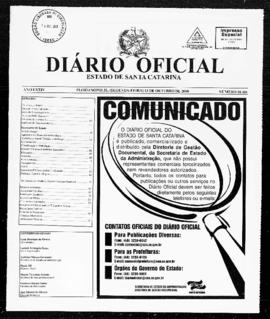 Diário Oficial do Estado de Santa Catarina. Ano 74. N° 18466 de 13/10/2008