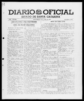 Diário Oficial do Estado de Santa Catarina. Ano 28. N° 6806 de 18/05/1961