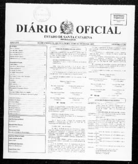 Diário Oficial do Estado de Santa Catarina. Ano 70. N° 17266 de 23/10/2003