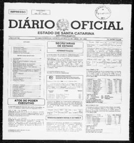 Diário Oficial do Estado de Santa Catarina. Ano 68. N° 16648 de 26/04/2001