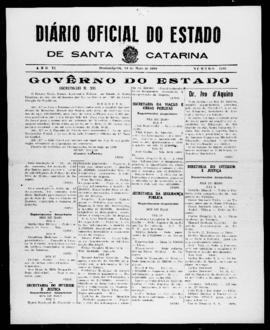 Diário Oficial do Estado de Santa Catarina. Ano 6. N° 1491 de 13/05/1939