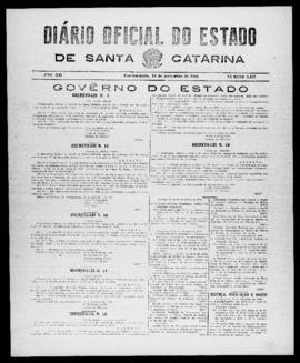 Diário Oficial do Estado de Santa Catarina. Ano 12. N° 3107 de 16/11/1945