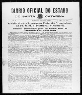 Diário Oficial do Estado de Santa Catarina. Ano 5. N° 1219 de 01/06/1938