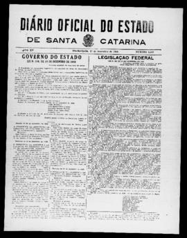 Diário Oficial do Estado de Santa Catarina. Ano 15. N° 3850 de 27/12/1948