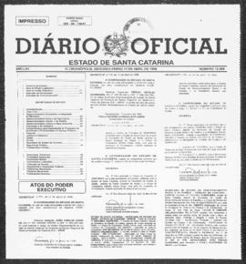 Diário Oficial do Estado de Santa Catarina. Ano 65. N° 15898 de 13/04/1998
