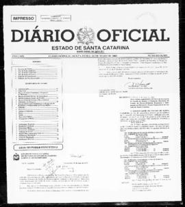 Diário Oficial do Estado de Santa Catarina. Ano 69. N° 16903 de 10/05/2002
