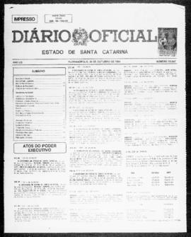 Diário Oficial do Estado de Santa Catarina. Ano 61. N° 15047 de 26/10/1994