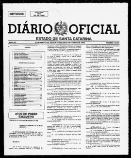 Diário Oficial do Estado de Santa Catarina. Ano 65. N° 16011 de 25/09/1998