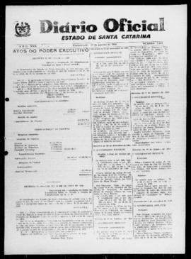 Diário Oficial do Estado de Santa Catarina. Ano 30. N° 7466 de 21/01/1964