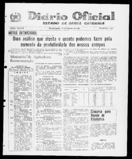 Diário Oficial do Estado de Santa Catarina. Ano 29. N° 7158 de 23/10/1962