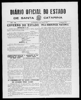 Diário Oficial do Estado de Santa Catarina. Ano 8. N° 2000 de 28/04/1941