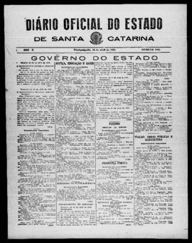 Diário Oficial do Estado de Santa Catarina. Ano 10. N° 2485 de 26/04/1943