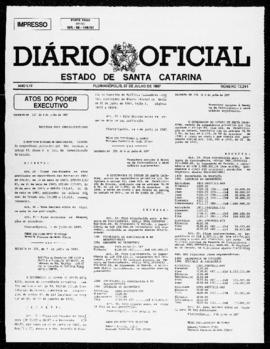 Diário Oficial do Estado de Santa Catarina. Ano 53. N° 13241 de 07/07/1987