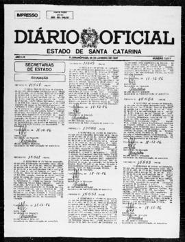 Diário Oficial do Estado de Santa Catarina. Ano 53. N° 13117 de 06/01/1987