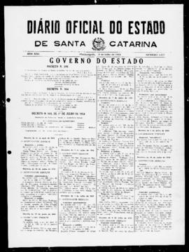 Diário Oficial do Estado de Santa Catarina. Ano 21. N° 5177 de 19/07/1954