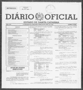 Diário Oficial do Estado de Santa Catarina. Ano 64. N° 15663 de 28/04/1997