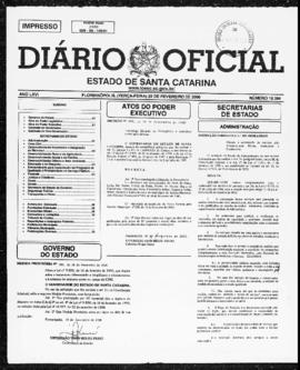 Diário Oficial do Estado de Santa Catarina. Ano 66. N° 16364 de 29/02/2000