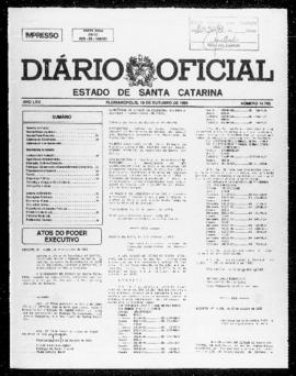 Diário Oficial do Estado de Santa Catarina. Ano 58. N° 14795 de 19/10/1993